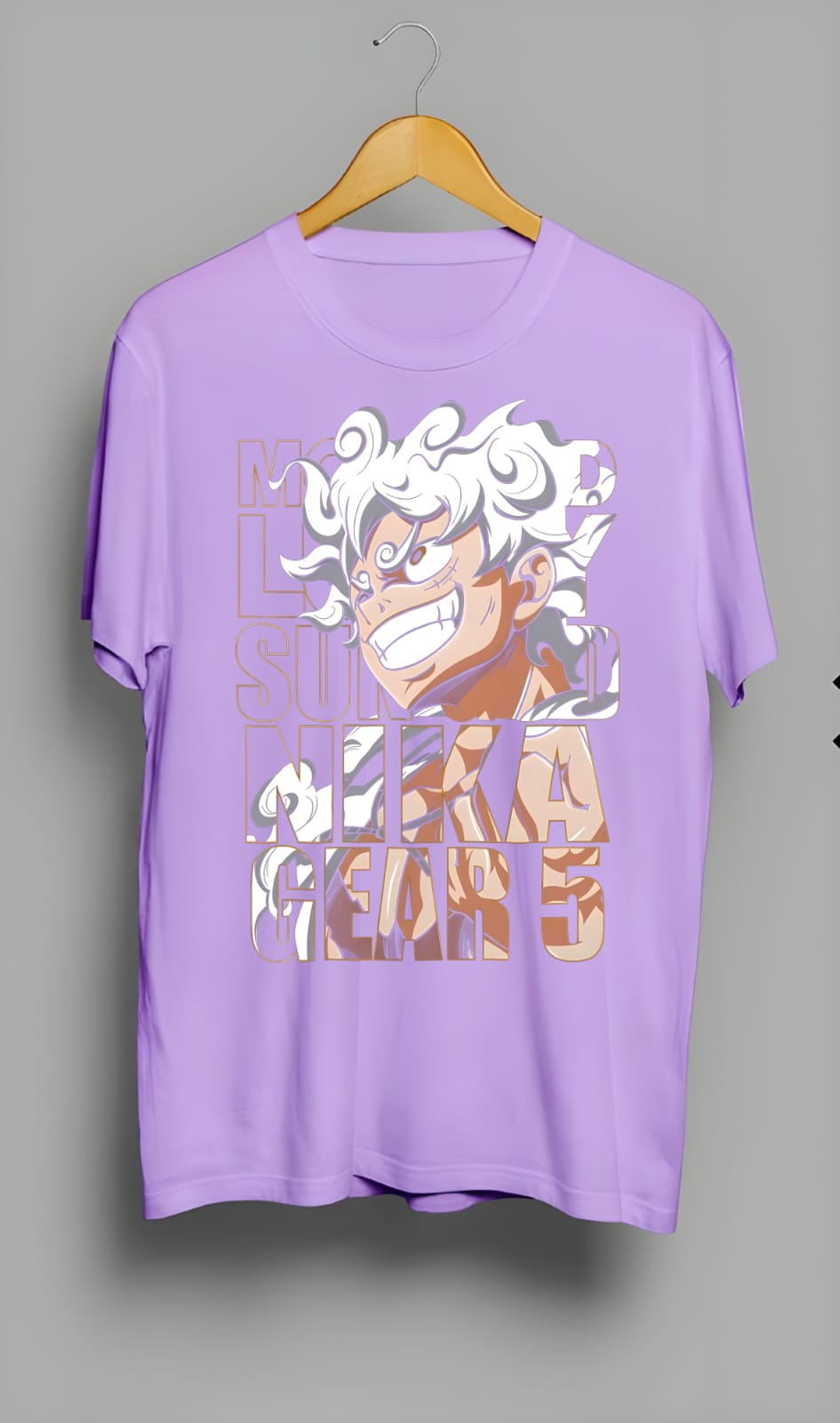 Anime Gear 5 Oversized Graphic T-Shirt – Premium Cotton | Unisex